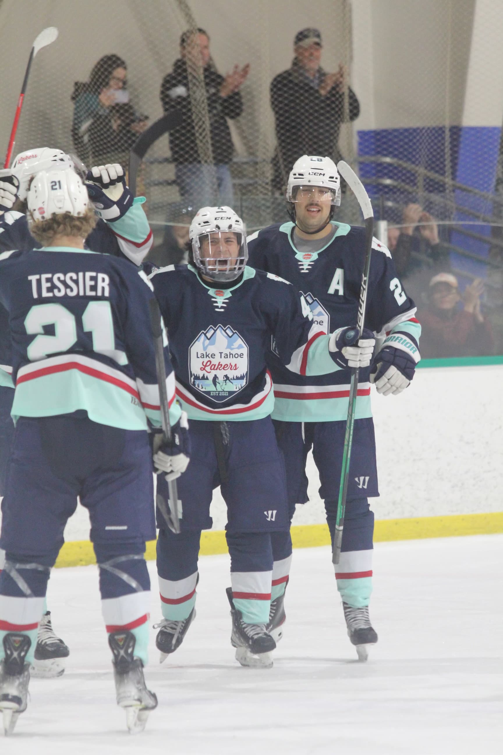 Ellis O'Dowd playing for the Lake Tahoe Lakers