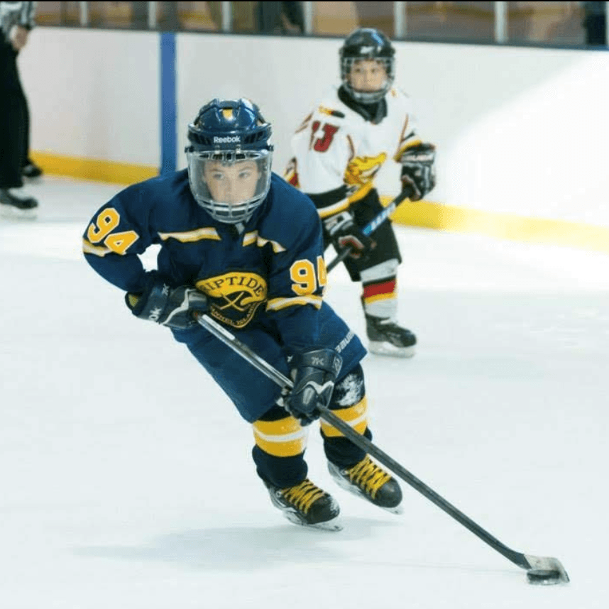 Ellis O'Dowd playing for the Channel Islands Riptide